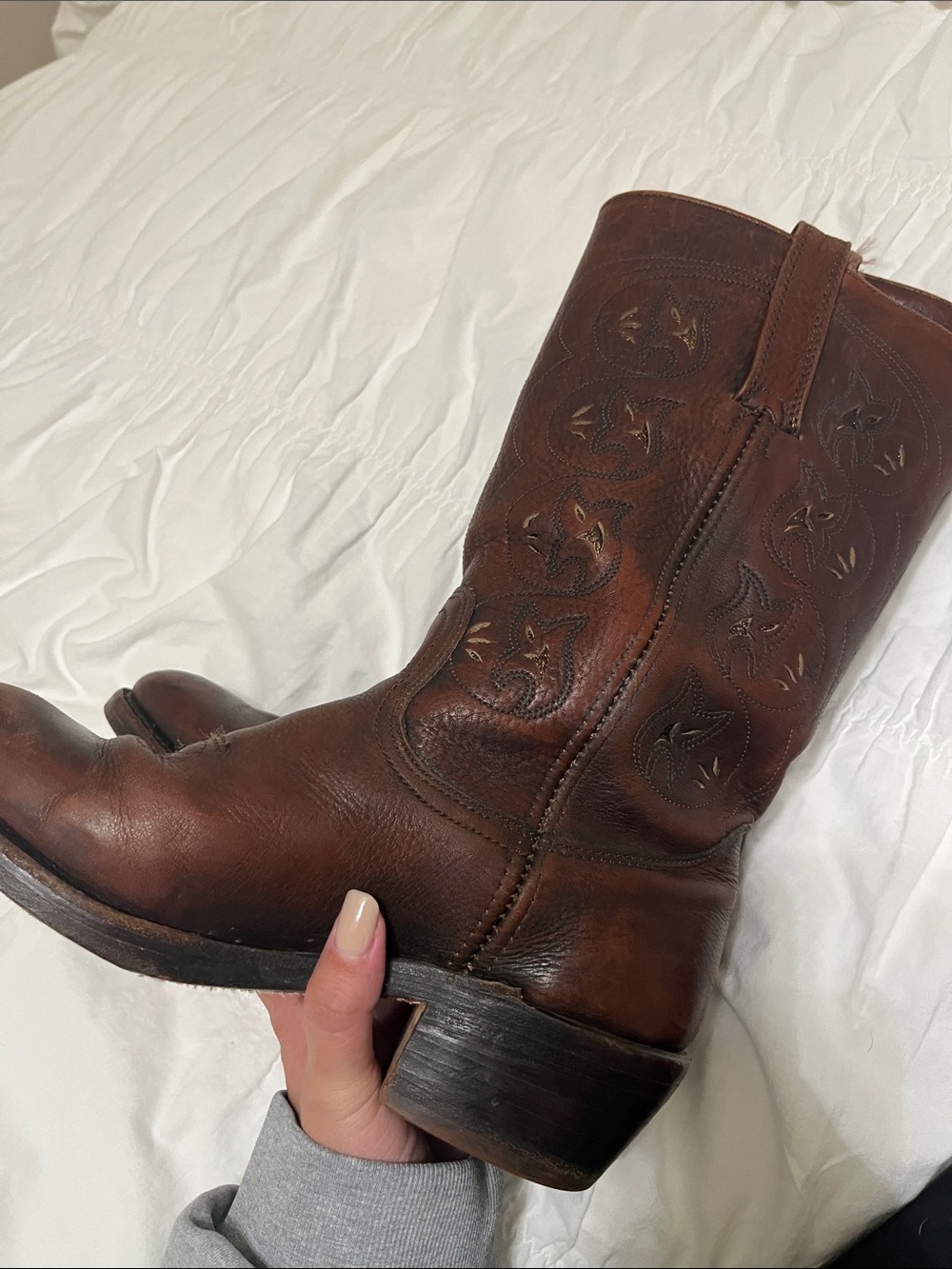 VINTAGE FRYE AUSTIN BOOT SIZE 8.5 - Picture 13 of 15